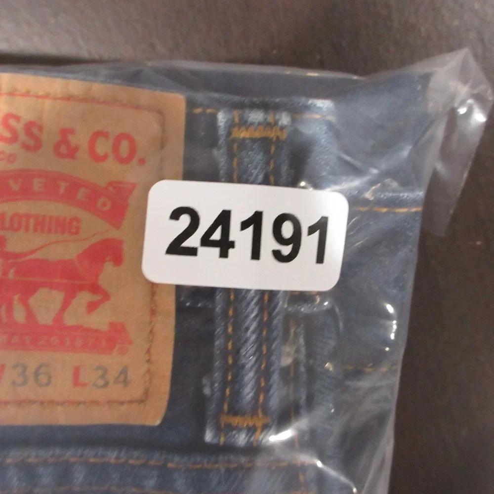 Levis Jeans Mens 36x34 Blue 517 Slim Bootcut Western Cowboy Rodeo Denim Pants